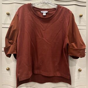 Athleta Harlow Hybrid Puff Sleeve Tee Size Small